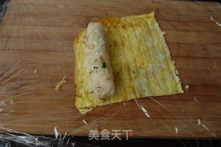 冬菜肉末糯米蛋卷的做法步骤:7
