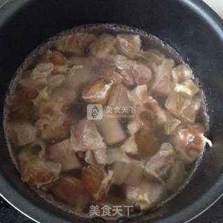 葱烧蹄筋的做法步骤:5