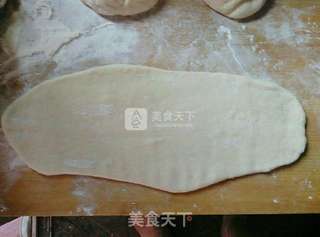 葱香沙拉排包的做法步骤:3