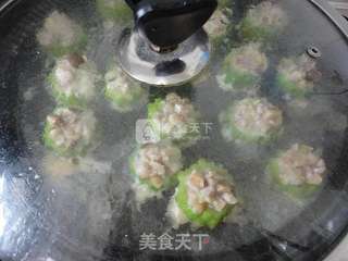 酿苦瓜的做法步骤:12