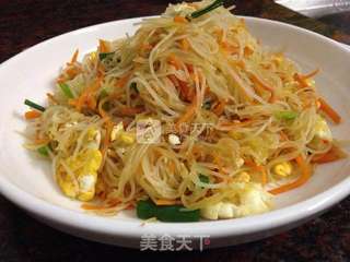 素炒米粉~少油不粘锅的做法步骤:11