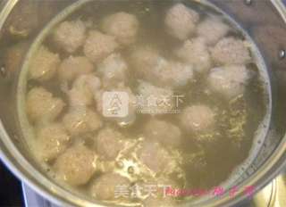 冬瓜汆丸子的做法步骤:7