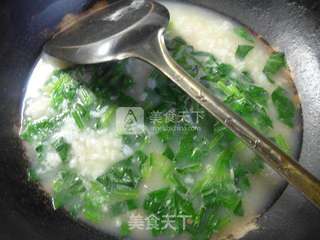 浓汤宝菠菜泡饭的做法步骤:7