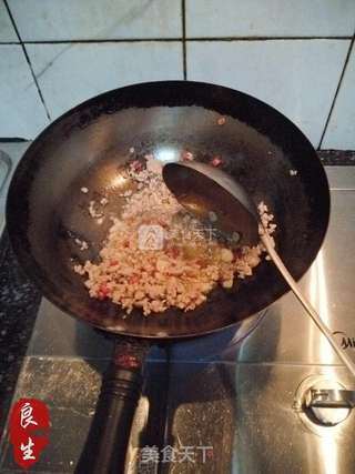 米饭杀手—酸豇豆炒肉末的做法步骤:4