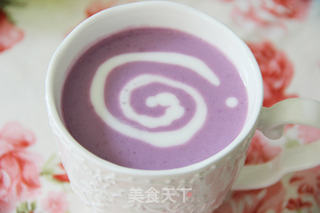 紫薯奶昔-富含膳食纤维-抗癌排毒通便瘦身的做法步骤:11