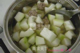 冬瓜汆丸子的做法步骤:8