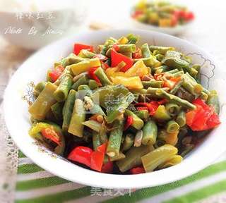 辣味豇豆的做法步骤:8