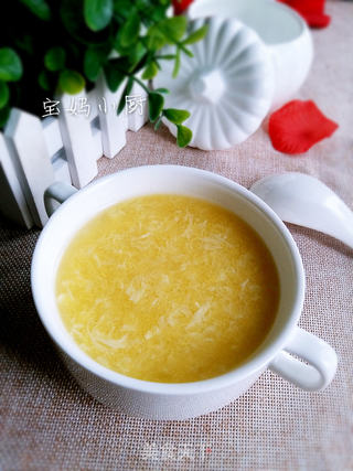 玉米蛋花甜汤的做法步骤:8