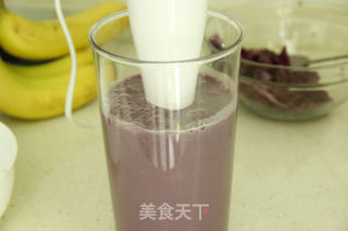 紫薯奶昔-富含膳食纤维-抗癌排毒通便瘦身的做法步骤:10