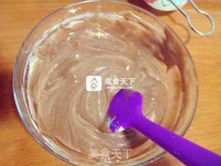 巧克力戚风蛋糕的做法步骤:16