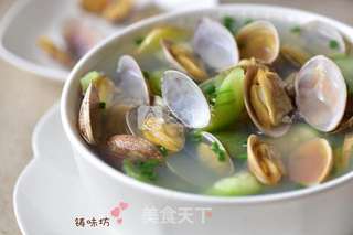 【丝瓜花蛤汤】的做法步骤:7