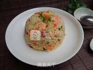 虾仁蛋炒饭的做法步骤:10
