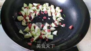 丝瓜蛋花疙瘩汤的做法步骤:4