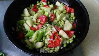 丝瓜毛豆---快手素炒也美味的做法步骤:6
