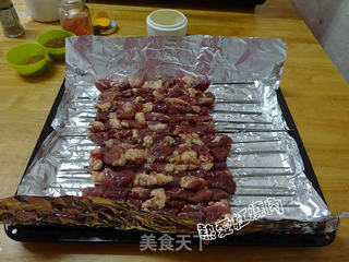 ACA烤箱 ATO-HB38HT 体验——羊肉串的做法步骤：9