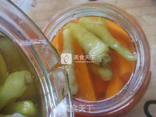 开胃小咸菜---酸辣泡菜的做法步骤:4