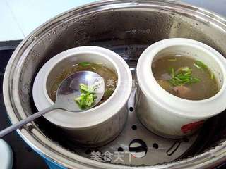 一锅两盅-竹荪排骨盅-绿豆排骨盅的做法步骤:18