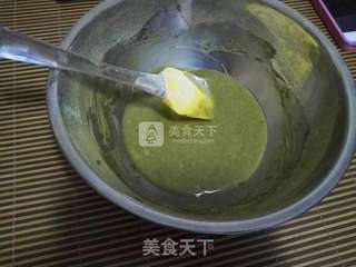 6寸轻抹茶戚风蛋糕的做法步骤:3