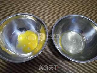 6寸轻抹茶戚风蛋糕的做法步骤:2