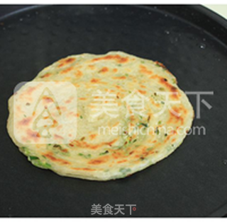 【烫面葱油饼】---越嚼越香,有点停不下来的做法步骤:9