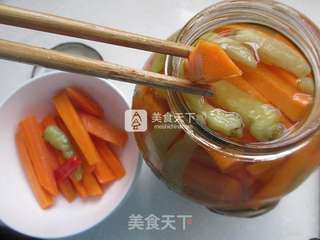 开胃小咸菜---酸辣泡菜的做法步骤:5