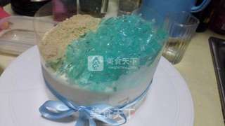 海洋酸奶慕斯蛋糕(6寸)的做法步骤:11