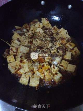 麻婆豆腐的做法步骤:10