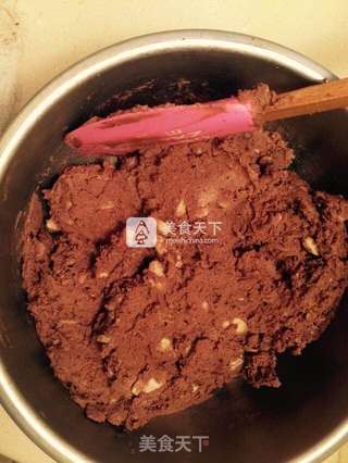 可可杏仁饼干的做法步骤:7
