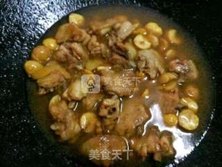 板栗烧鸡翅的做法步骤:12
