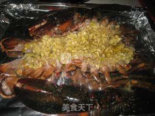蒜蓉奶油烤龙虾的做法步骤:7