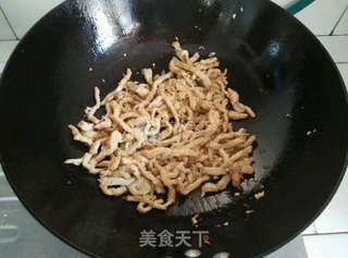 青椒肉丝的做法步骤:8