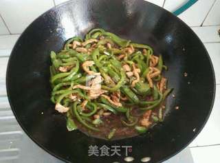 青椒肉丝的做法步骤:10