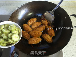 鸡翅秋葵杂粮焖饭的做法步骤:17