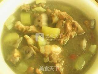 冬瓜莲藕骨头汤的做法步骤:5