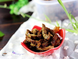 【ACA AB-2CM15全自动面包机】麻辣牛肉干的做法步骤:9