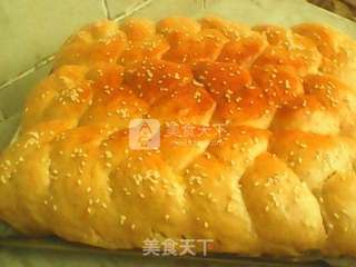 麻花辨面包的做法步骤:10