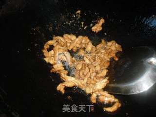 鸡蛋肉丝炒饭的做法步骤:5