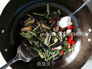 夏季瘦身不是梦:质朴美味豆角烧茄子的做法步骤:13