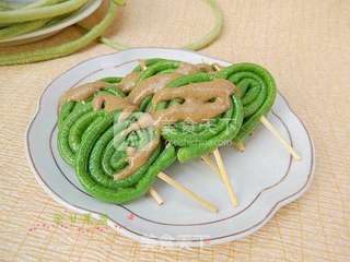 麻酱豆角棒棒糖的做法步骤:7
