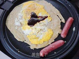 杂粮煎饼的做法步骤:13