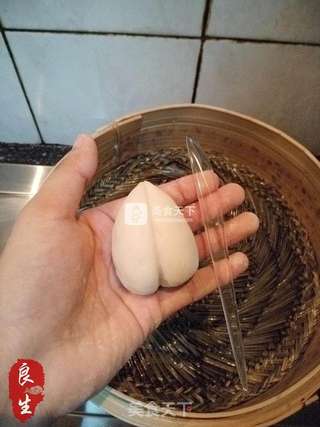 中点传奇—仙翁寿桃包的做法步骤:8