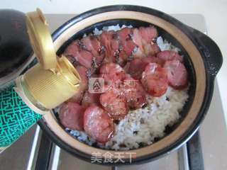腊味煲仔饭的做法步骤:9