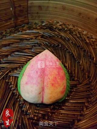 中点传奇—仙翁寿桃包的做法步骤:11
