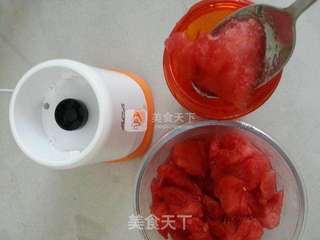 西瓜冰饮的做法步骤:4