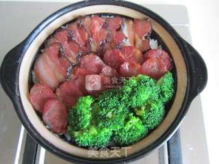 腊味煲仔饭的做法步骤:11