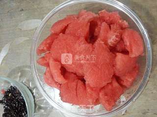 西瓜冰饮的做法步骤:3