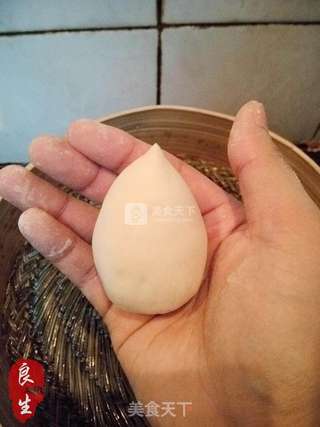 中点传奇—仙翁寿桃包的做法步骤:7