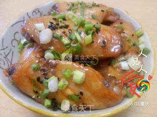 奥尔良柠檬蜂蜜烤鸡翅的做法步骤:9
