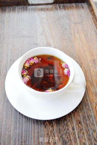 玫瑰奶茶的做法步骤:5