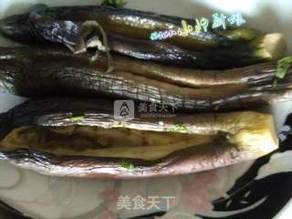 翡翠白玉~蒜茄子的做法步骤:3